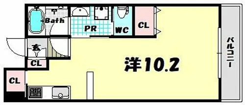 アーバネックス神戸駅前【4階】の間取り