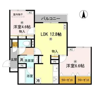 クラシスト新金岡【2階】の間取り