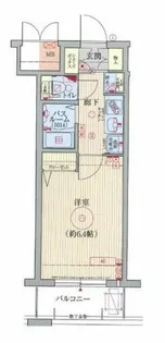エステムコート梅田・天神橋リバーフロント【11階】の間取り