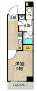 CITY SPIRE上本町【2階】の間取り