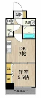 PHOENIX難波EAST【3階】の間取り