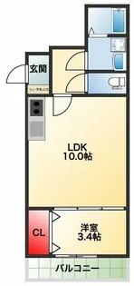 F+style浜寺石津町西3号館【204号室】の間取り