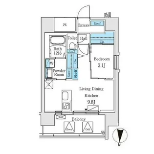 エル・セレーノ新大阪北【3階】の間取り