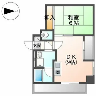 サンコーマンション【806号室】の間取り