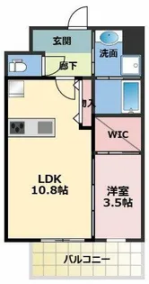 Alivis三国本町【8階】の間取り