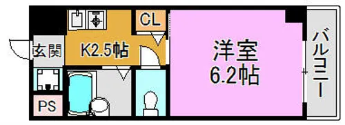 プレミールメゾン【2階】の間取り
