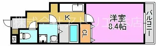 アーク島之内【1階】の間取り