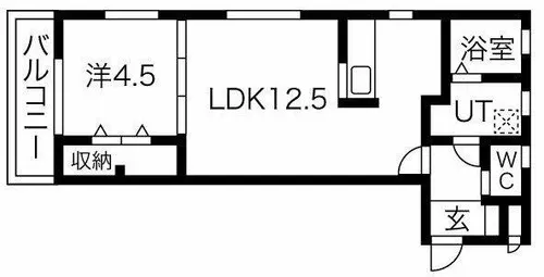 リーブルファイン稲永【2階】の間取り