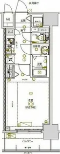 CREST TAPP新栄【11階】の間取り