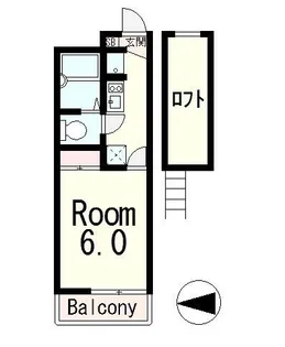 フェリシア国分【2階】の間取り