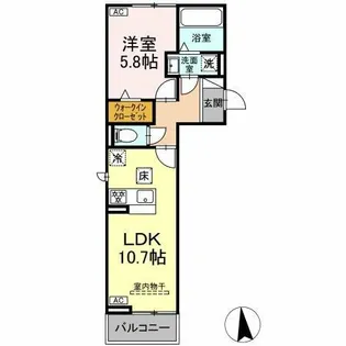 プラム6【1階】の間取り
