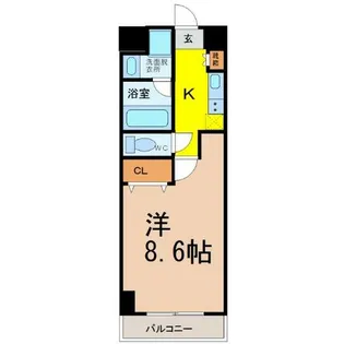 イースタンヒルズ本郷駅前【6階】の間取り