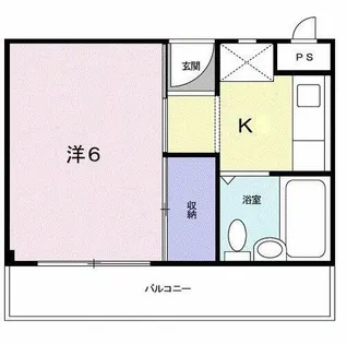 楠古谷マンション【1階】の間取り