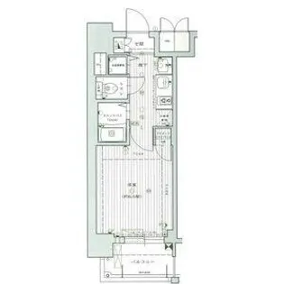 ライジングコート瑞穂通【11階】の間取り