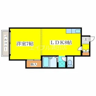 メゾン21【202号室】の間取り