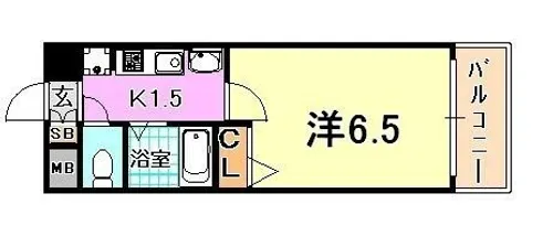 エステムコート神戸西3フロンタージュ【11階】の間取り