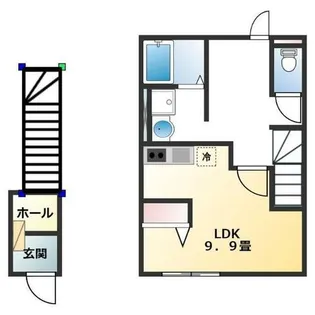 スマートハイツ【201号室】の間取り