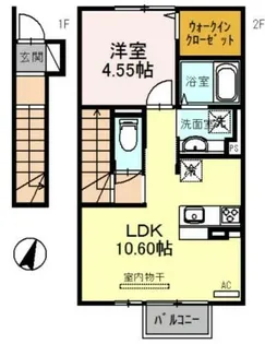 PARC MIDI【2階】の間取り