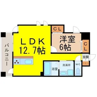 StarHeights(スターハイツ)【10階】の間取り