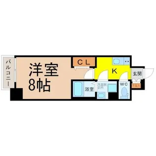 エスリード金山クラッシィ【13階】の間取り