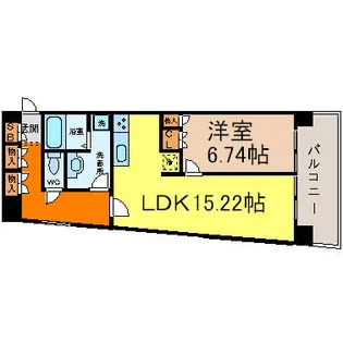 セイント橘【7階】の間取り