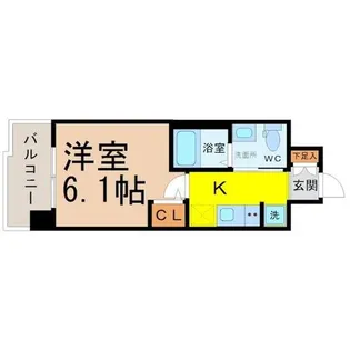 Live Casa堀田【5階】の間取り