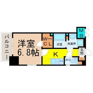 エステムプラザ名古屋丸の内【5階】の間取り