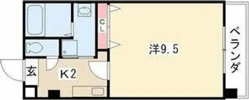 アメニティ吹上【7階】の間取り