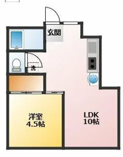 ウインズ庄内【2階】の間取り