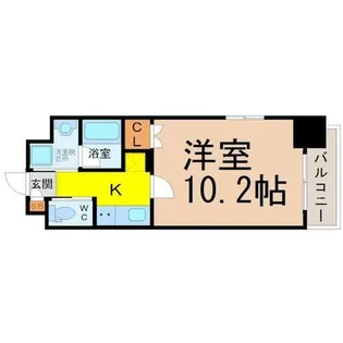 プランベイム大須駅前【10階】の間取り