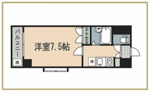 ロイヤルビップ【6階】の間取り