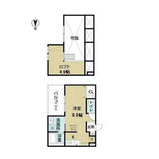 ForteⅡ【1階】の間取り