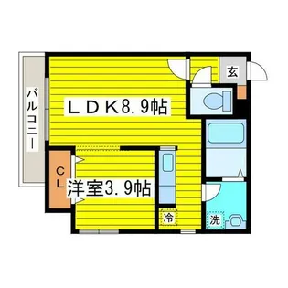 カンナスプレイド【2階】の間取り