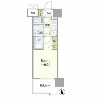 エスリード葵 広小路通【7階】の間取り