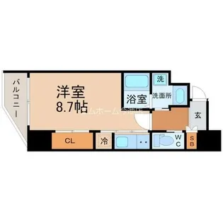 the platinum【9階】の間取り