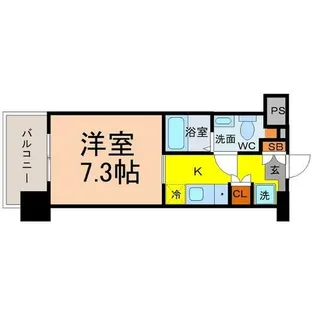 YS上前津【9階】の間取り