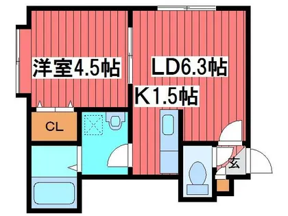 アビタシオンボナール【2階】の間取り
