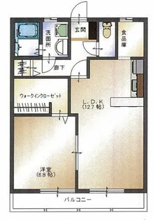 コーポリヲ【1階】の間取り
