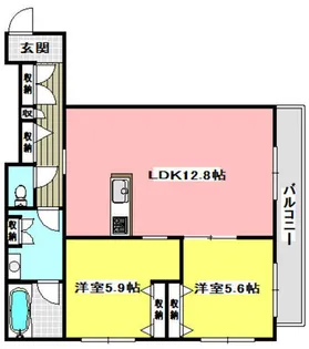 Royal Maison茨木【305号室】の間取り