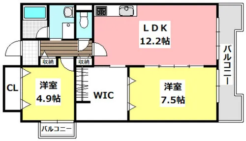 ボンメゾンフタバ【3階】の間取り