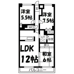 ヒルトップ井上【2階】の間取り