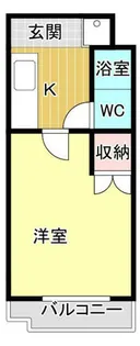 フェリース大美野【306号室】の間取り