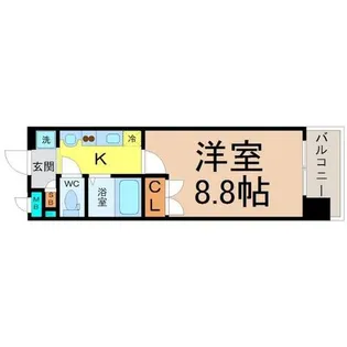 パルティール神宮前【3階】の間取り