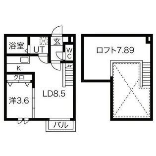 Ampio中村公園(アンピオ中村公園)【1階】の間取り