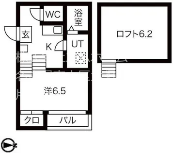 ハーモニーテラス外山【2階】の間取り
