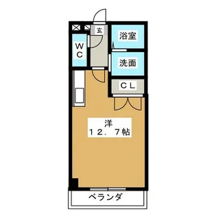 ペルテ城北【1階】の間取り