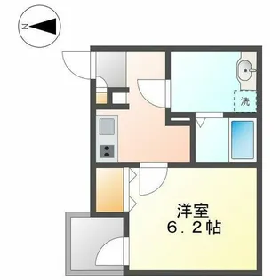 メイクスR高畑【3階】の間取り