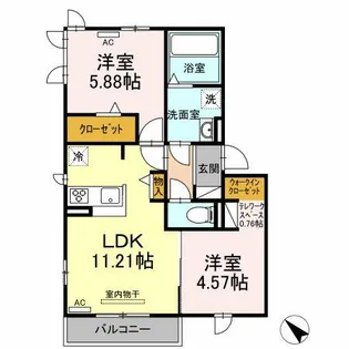 サクセスⅦ【302号室】の間取り
