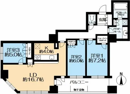 ザ・千里タワー【11階】の間取り