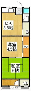 ひとみマンション【1階】の間取り